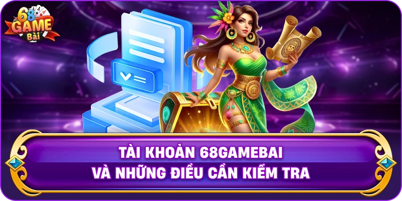 Tài Khoản 68gamebai Và Những Điều Cần Kiểm Tra